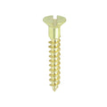 7 x 1 - Brass Timber Screw SLOT CSK