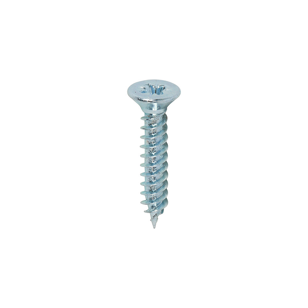 4 x 5/8  - Twin Woodscrew PZ1 CSK Zinc