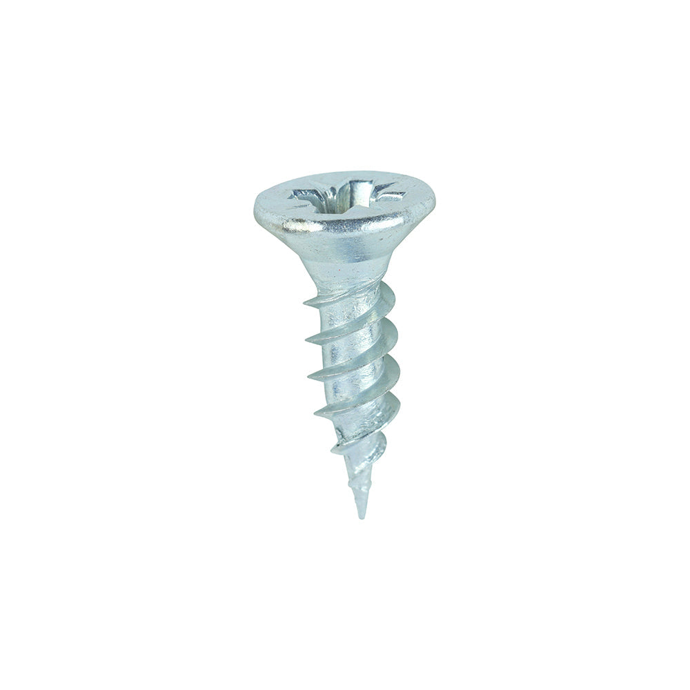 6 x 1/2  - Twin Woodscrew PZ2 CSK Zinc