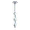 8 x 1/2  - Twin Woodscrew PZ2 RND Zinc