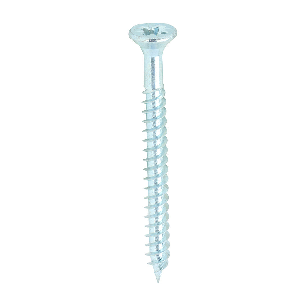 6 x 1 1/2  - Twin Woodscrew PZ2 CSK Zinc