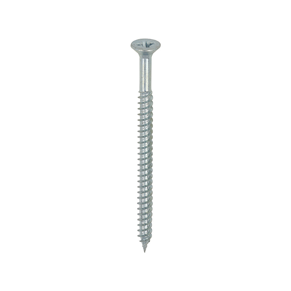 8 x 2 1/2  - Twin Woodscrew PZ2 CSK Zinc