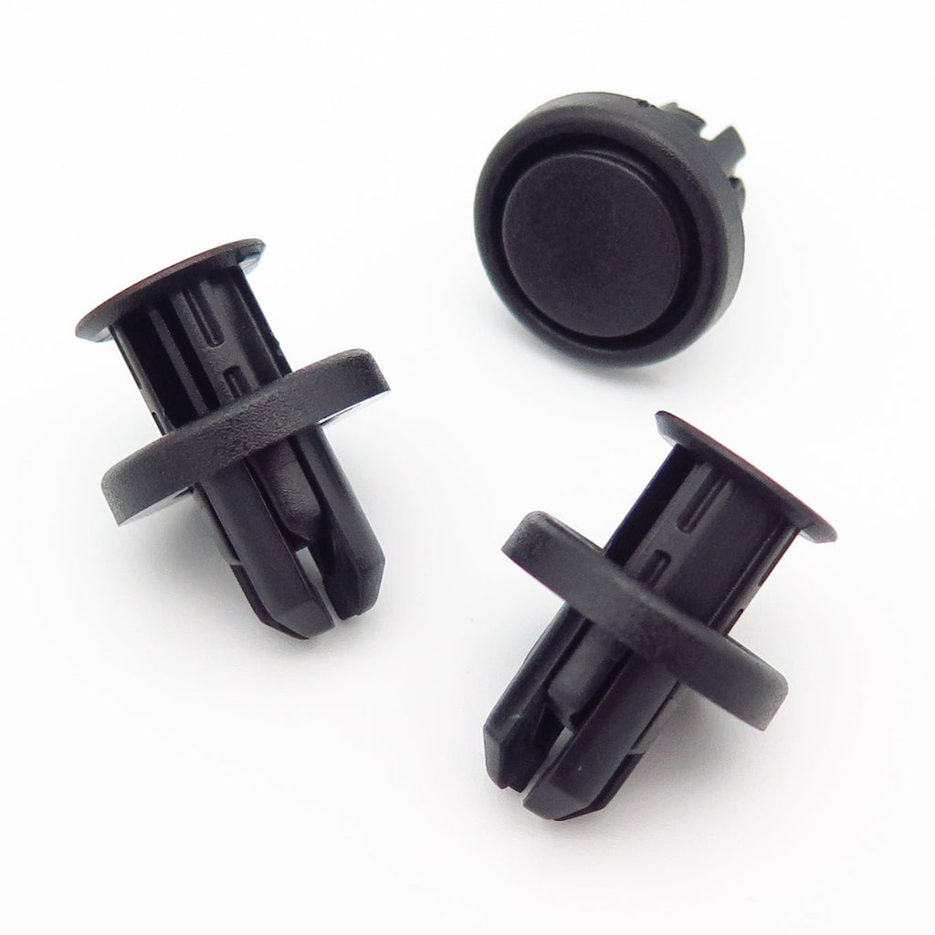 Push Fit Rivet, 10mm Hole, Black