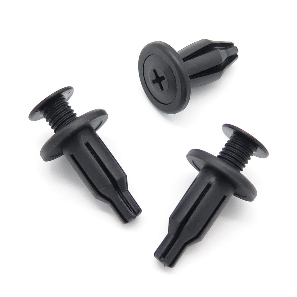 Plastic Rivet, Screw Fit, 10mm Hole, 20mm Head