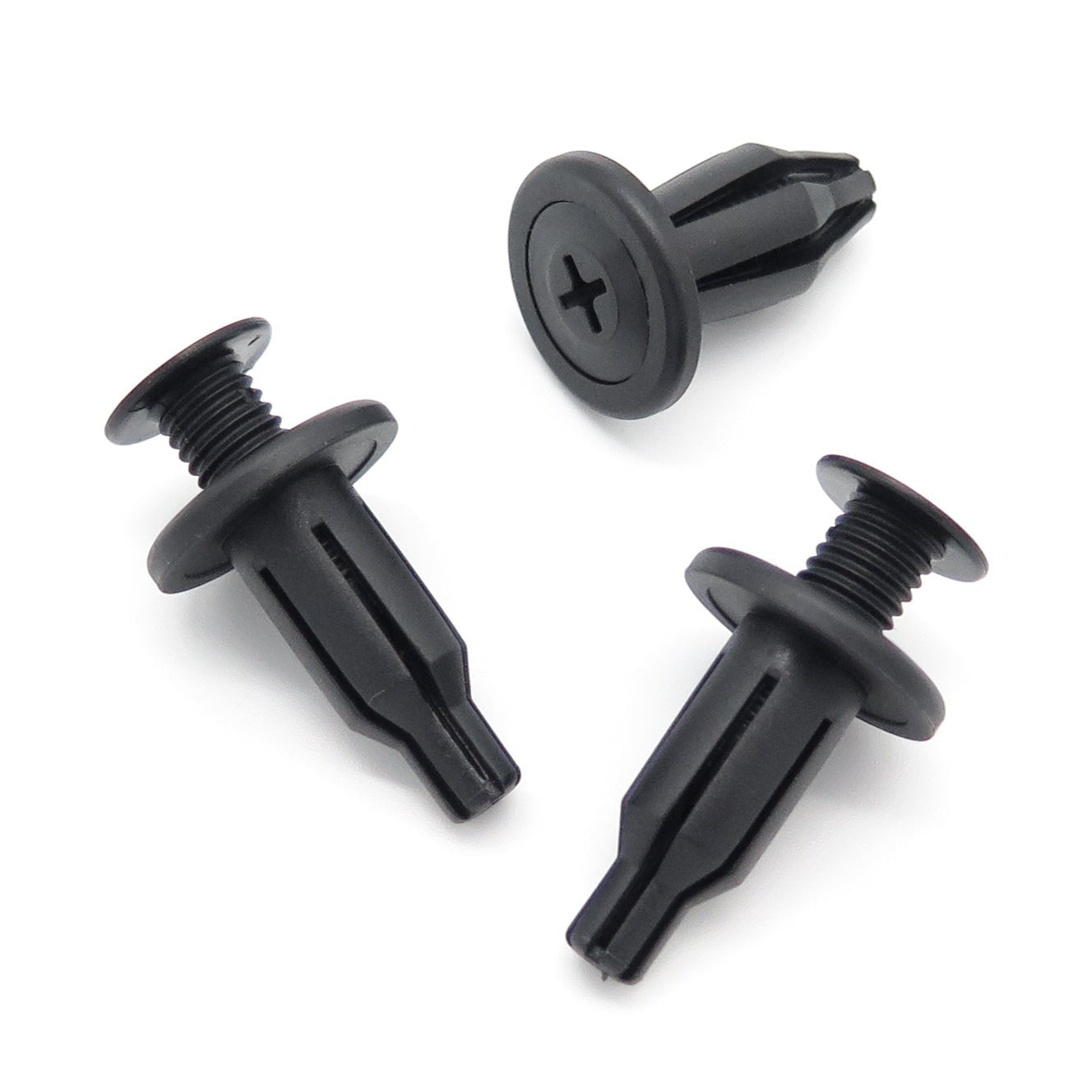 Plastic Rivet, Screw Fit, 10mm Hole, 20mm Head