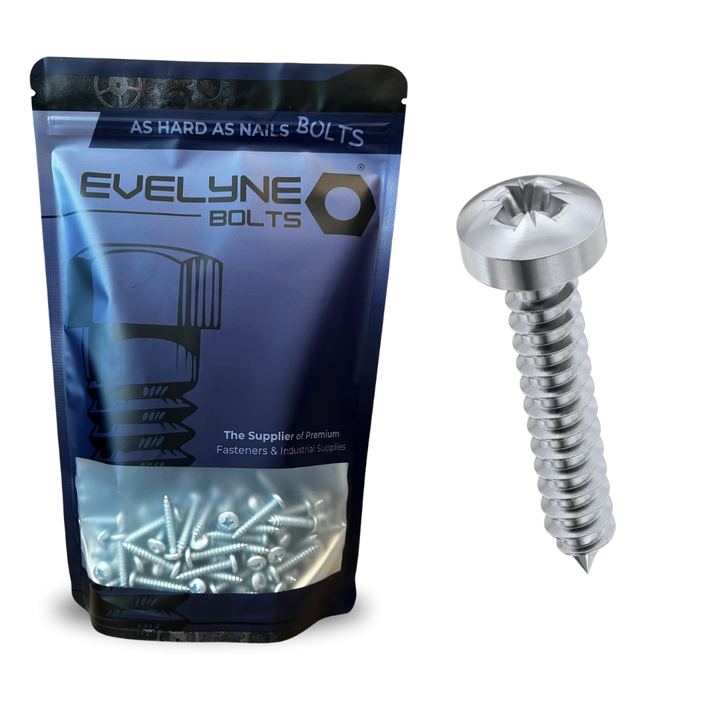 Self Tapper Pozi Pan No12x3/4in. - Evelyne Bolts®