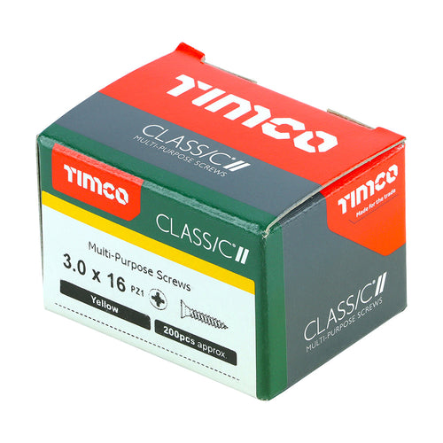 3.0 x 16 - Classic Screw PZ1 CSK ZYP