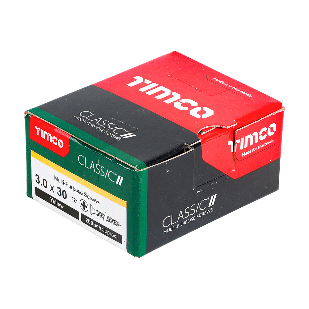 3.0 x 30 - Classic Screw PZ1 CSK ZYP