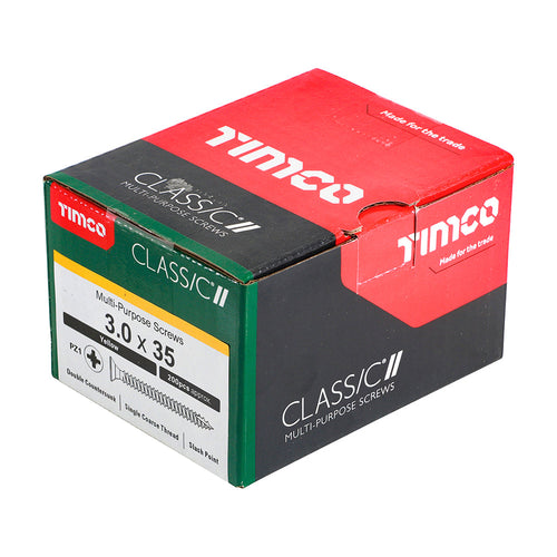 3.0 x 35 - Classic Screw PZ1 CSK ZYP