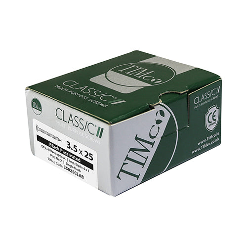 3.5 x 16 - Classic Screw PZ2 CSK Black