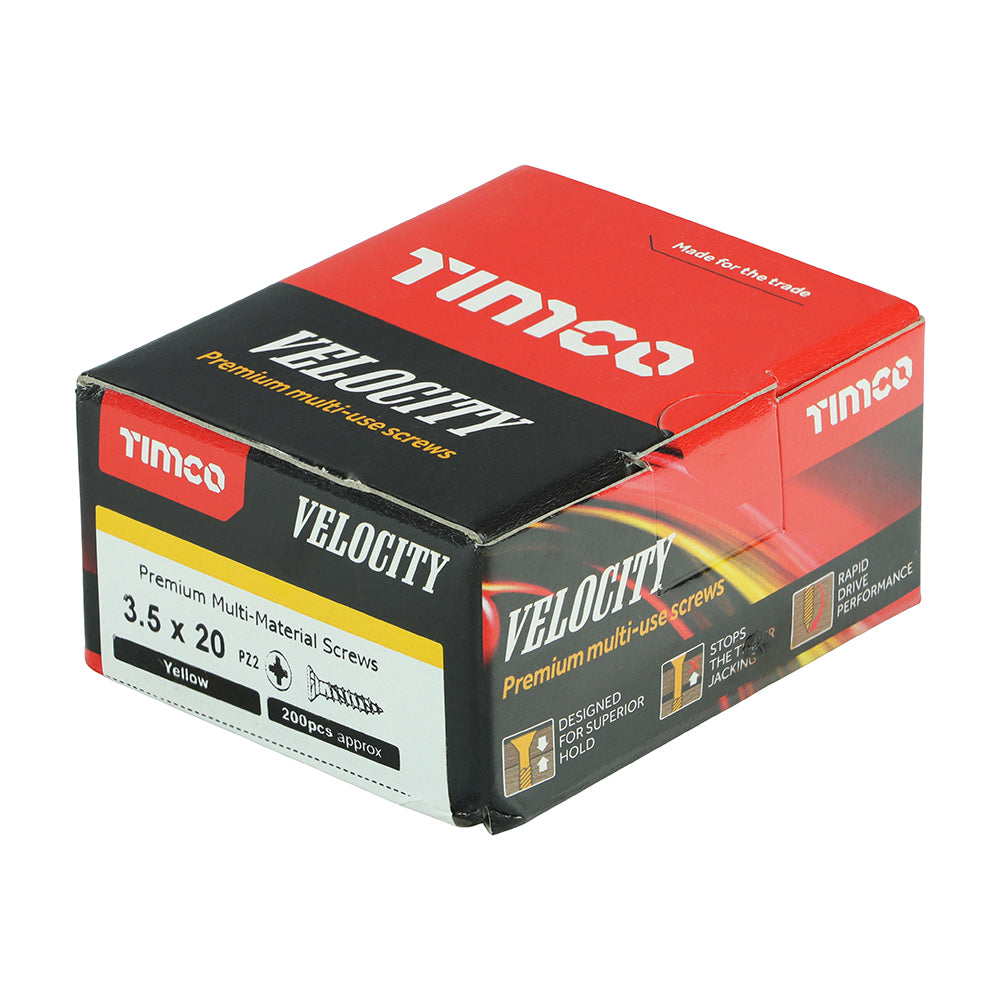 3.5 x 20 - Velocity Screw PZ2 CSK ZYP