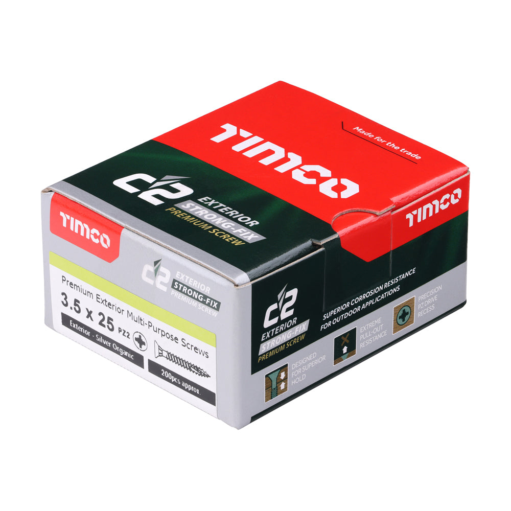 3.5 x 25 - C2 Exterior Strong-Fix - PZ - Twin-Cut - Silver