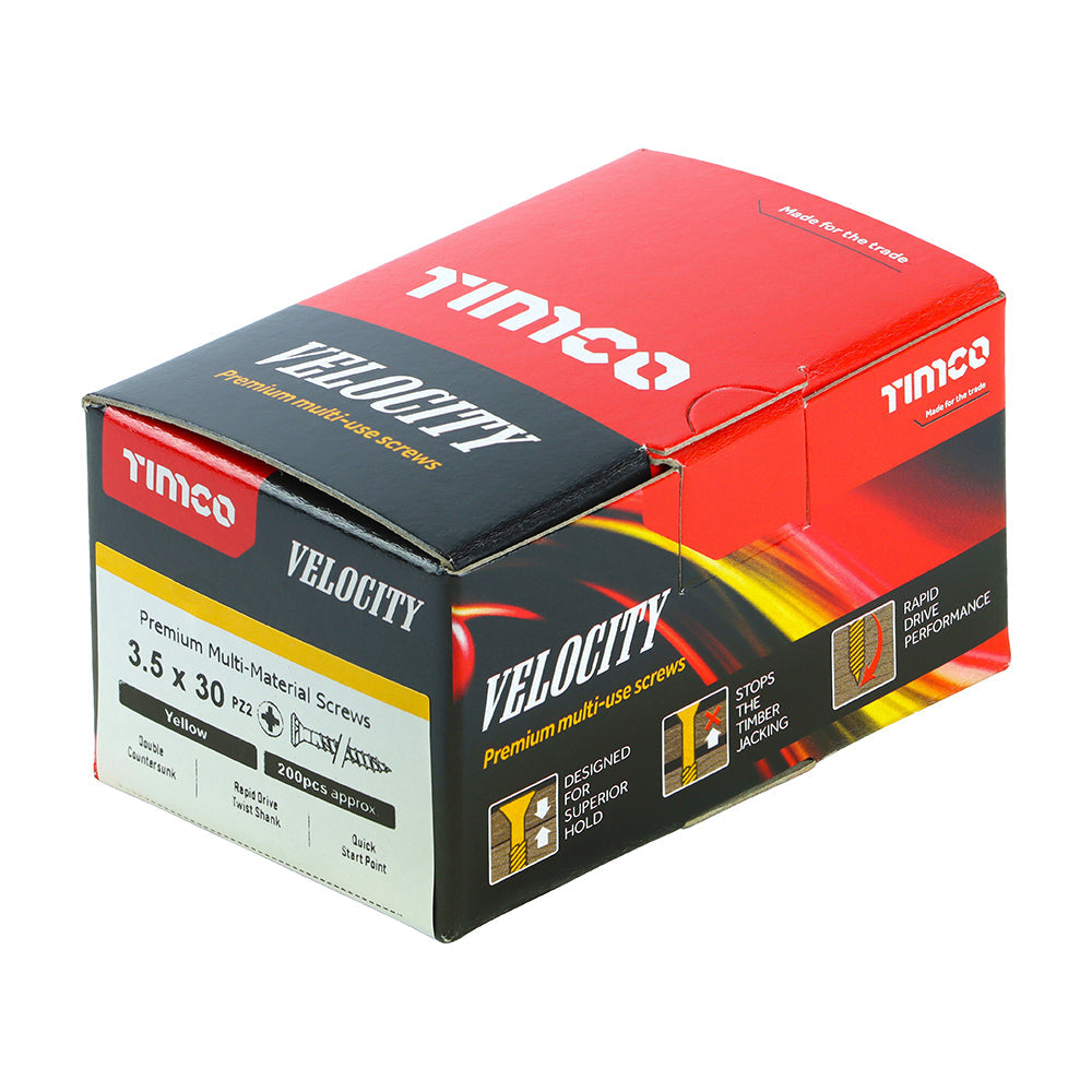 3.5 x 30 - Velocity Screw PZ2 CSK ZYP