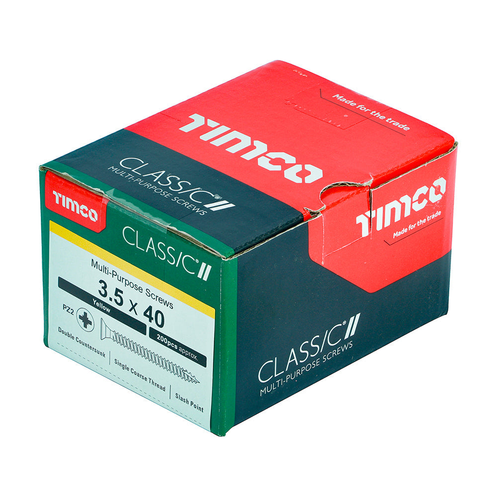 3.5 x 40 - Classic Screw PZ2 CSK ZYP
