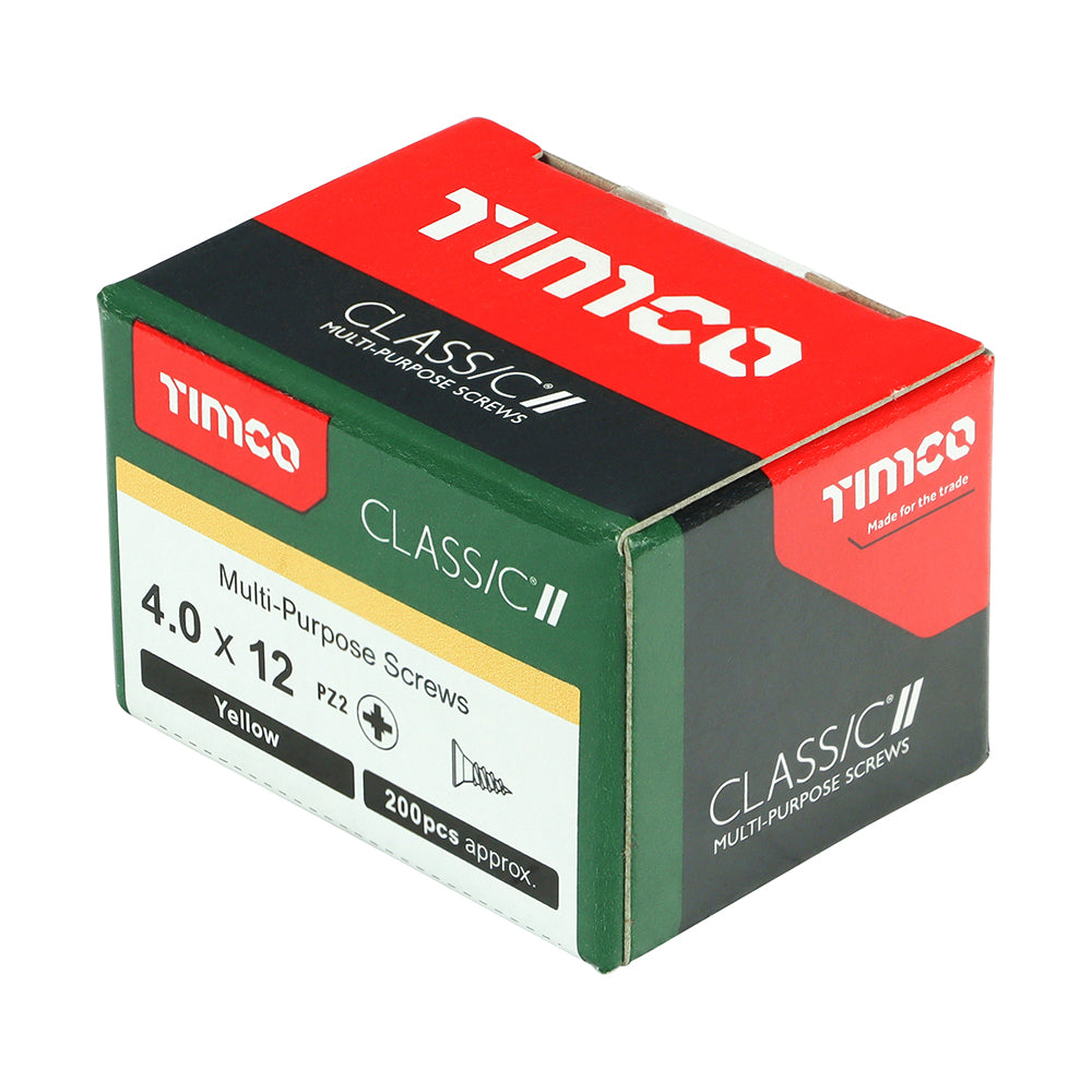 4.0 x 12 - Classic Screw PZ2 CSK ZYP