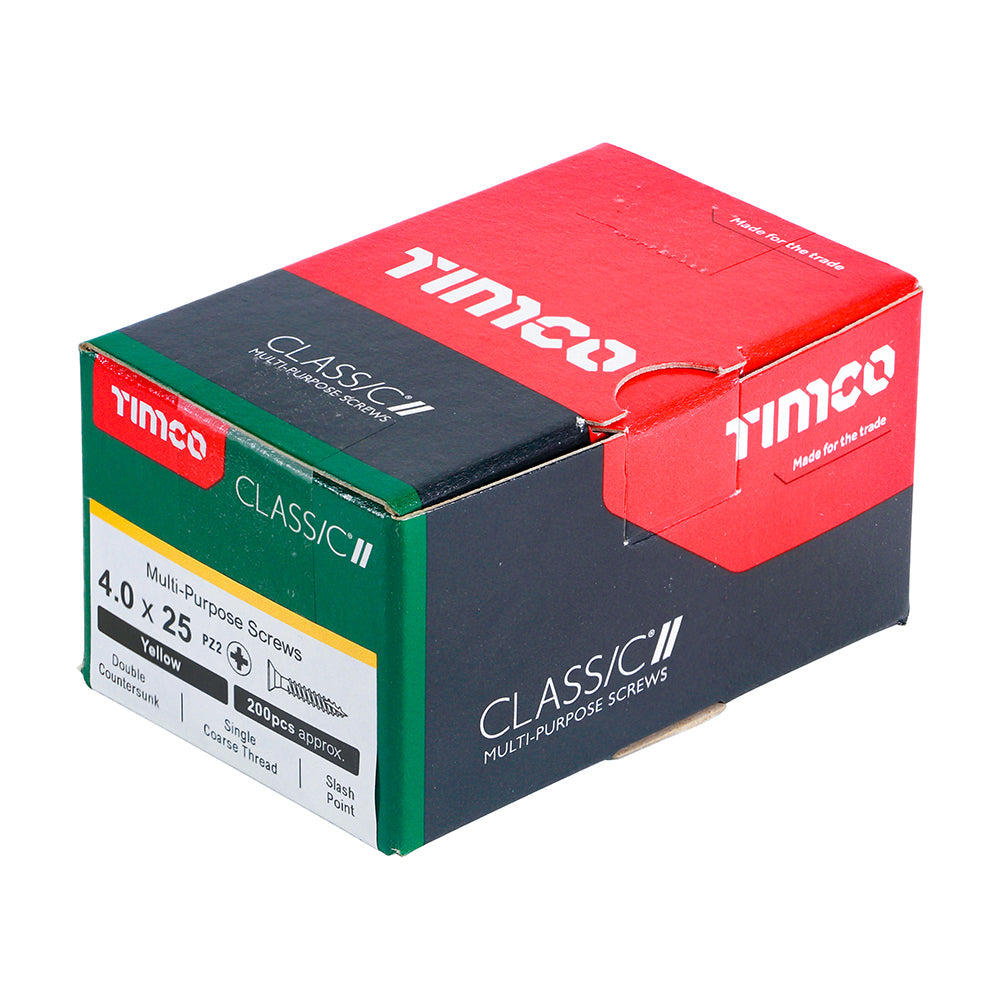 4.0 x 25 - Classic Screw PZ2 CSK ZYP