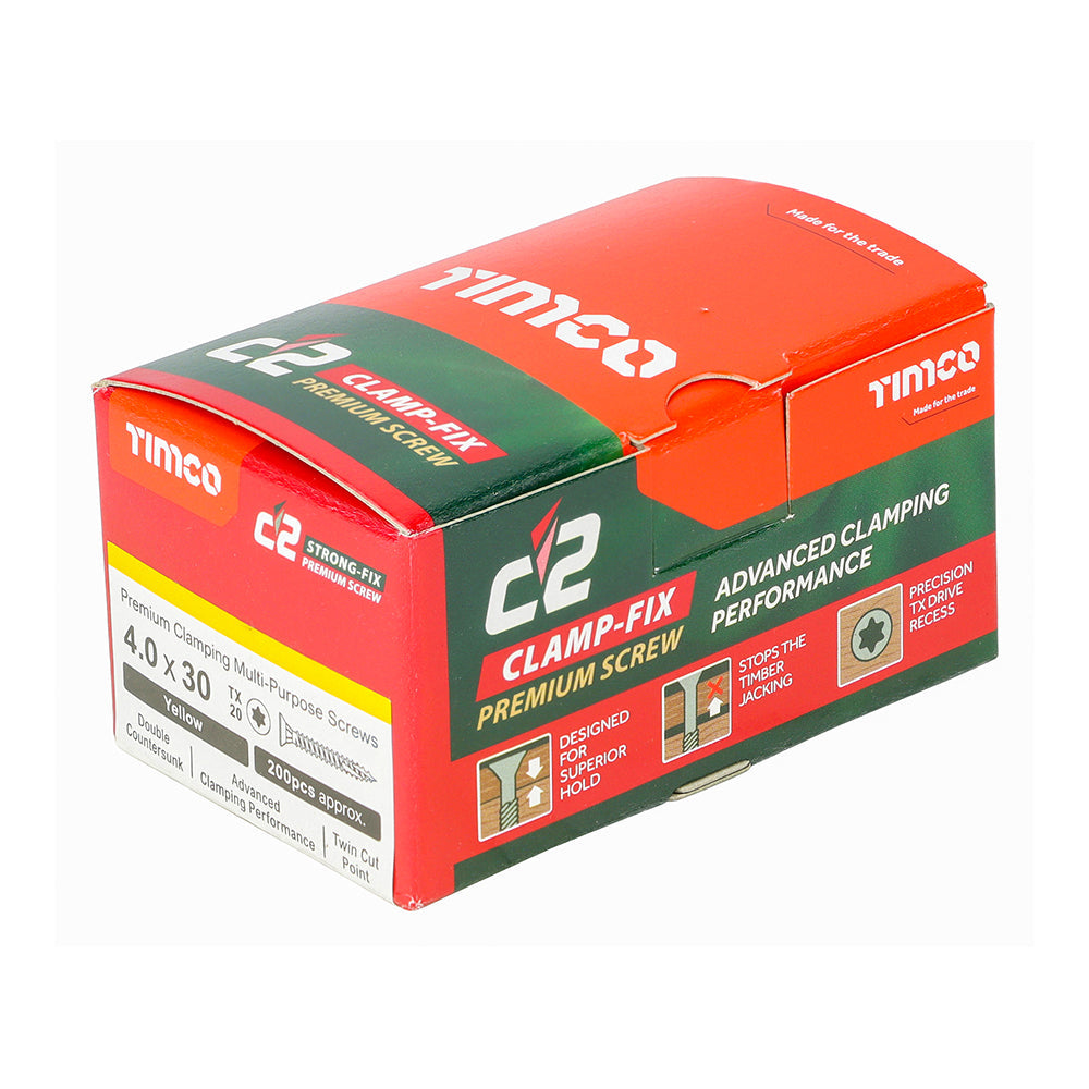 4.0 x 30 - C2 Clamp-Fix TX CSK ZYP