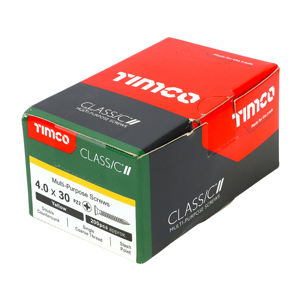 4.0 x 30 - Classic Screw PZ2 CSK ZYP