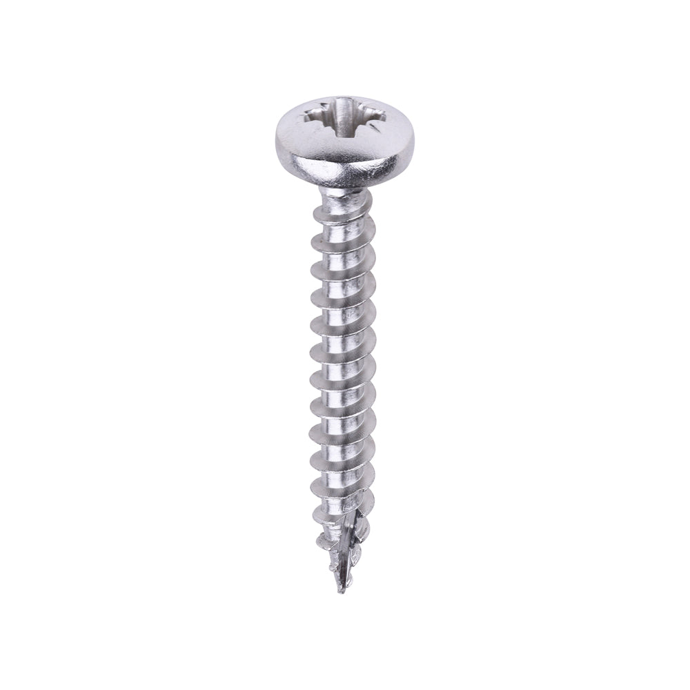 4.0 x 30 - Classic Screw PZ2 PAN A2 SS