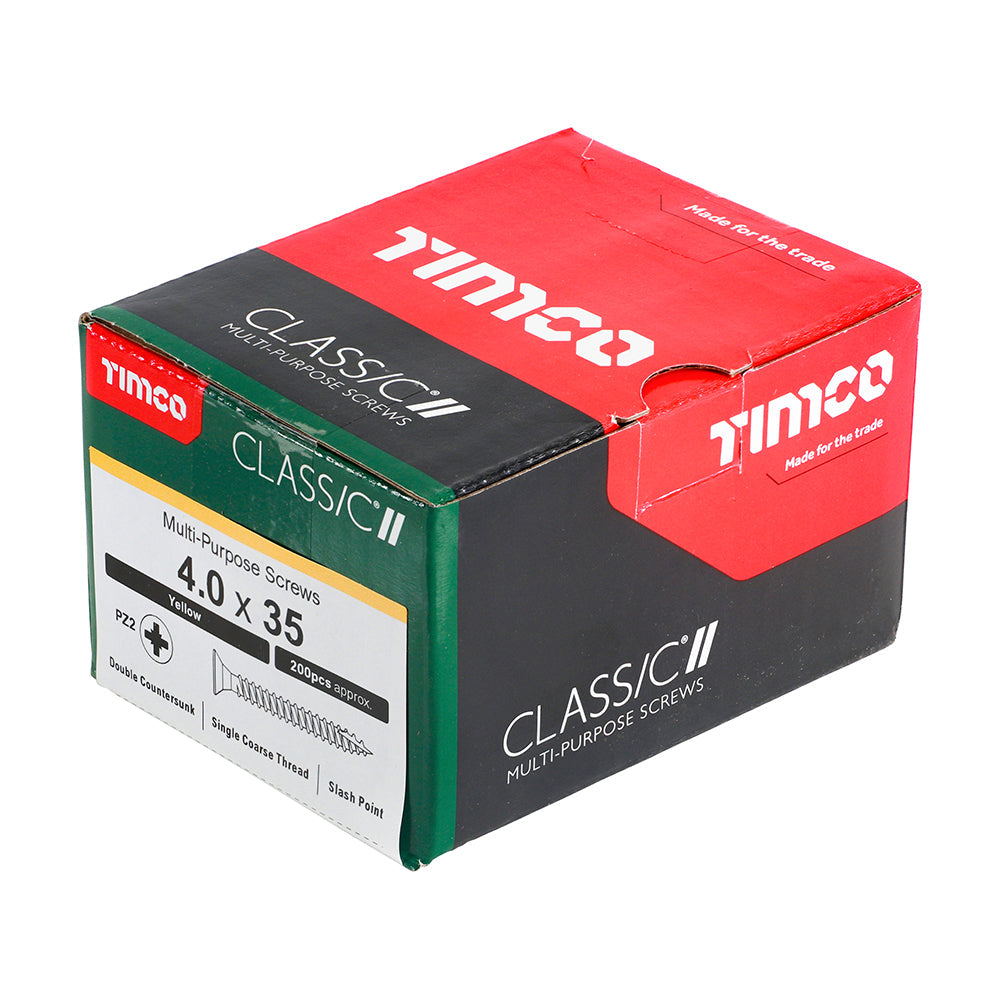 4.0 x 35 - Classic Screw PZ2 CSK ZYP