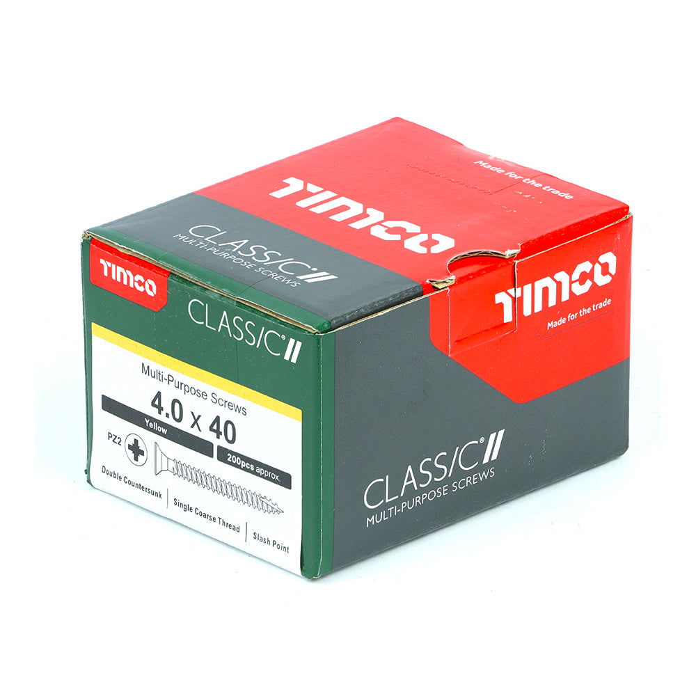 4.0 x 40 - Classic Screw PZ2 CSK ZYP