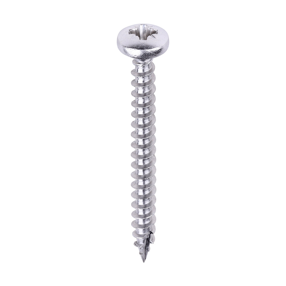 4.0 x 40 - Classic Screw PZ2 PAN A2 SS