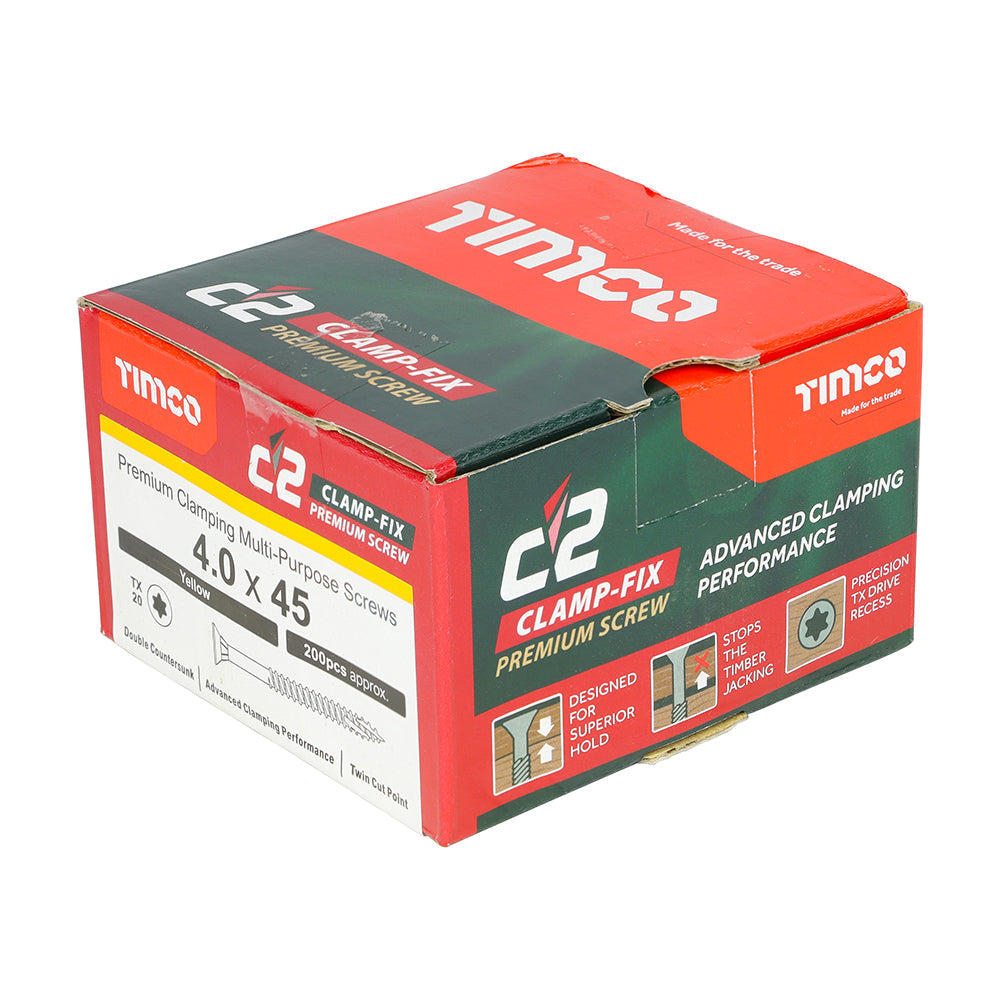 4.0 x 45 - C2 Clamp-Fix TX CSK ZYP