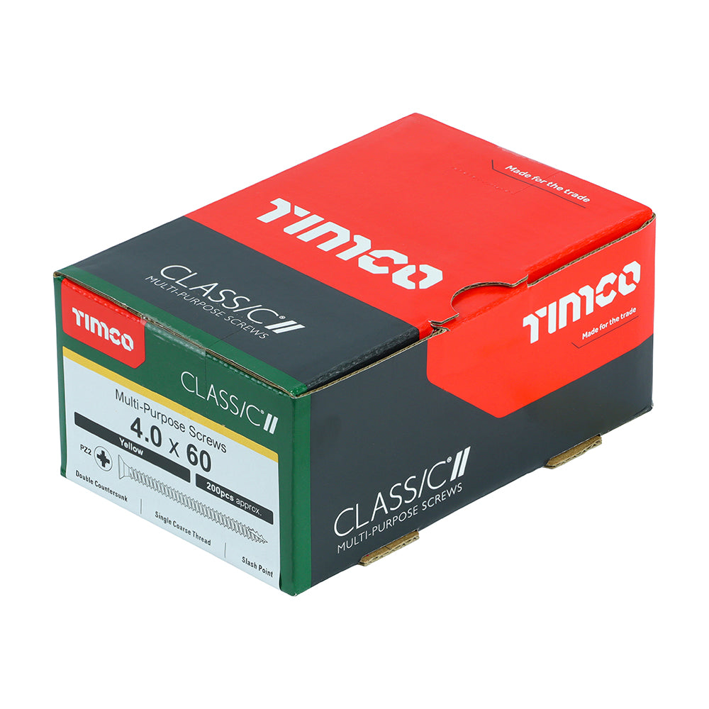 4.0 x 60 - Classic Screw PZ2 CSK ZYP