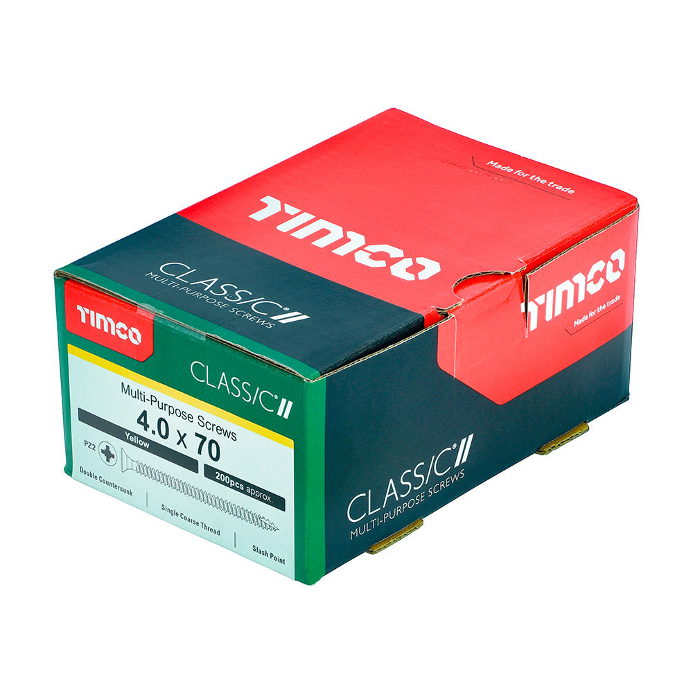 4.0 x 70 - Classic Screw PZ2 CSK ZYP