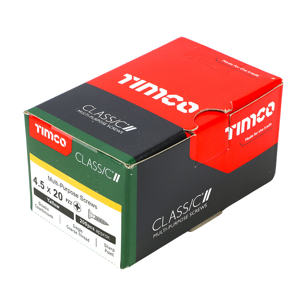 4.5 x 20 - Classic Screw PZ2 CSK ZYP