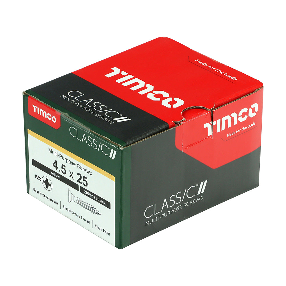4.5 x 25 - Classic Screw PZ2 CSK ZYP