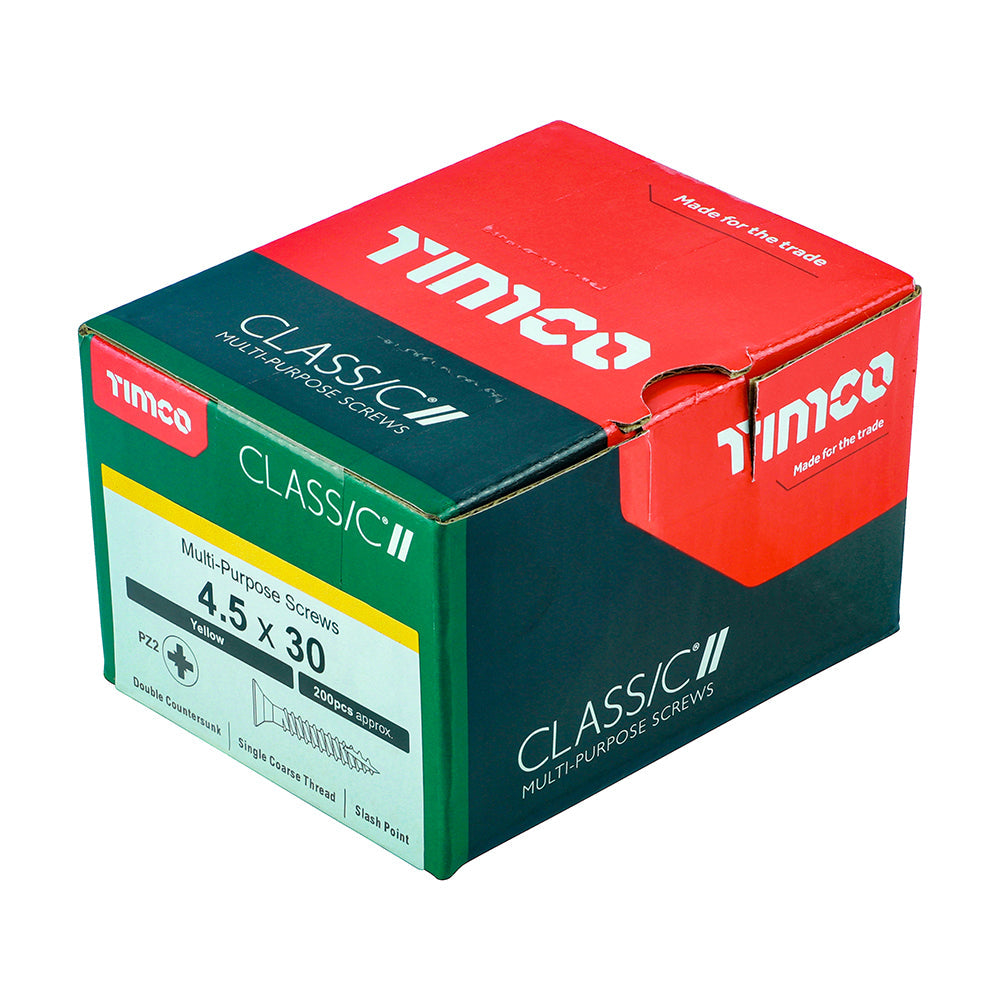 4.5 x 30 - Classic Screw PZ2 CSK ZYP