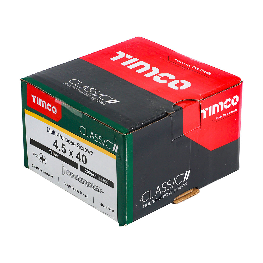 4.5 x 40 - Classic Screw PZ2 CSK ZYP