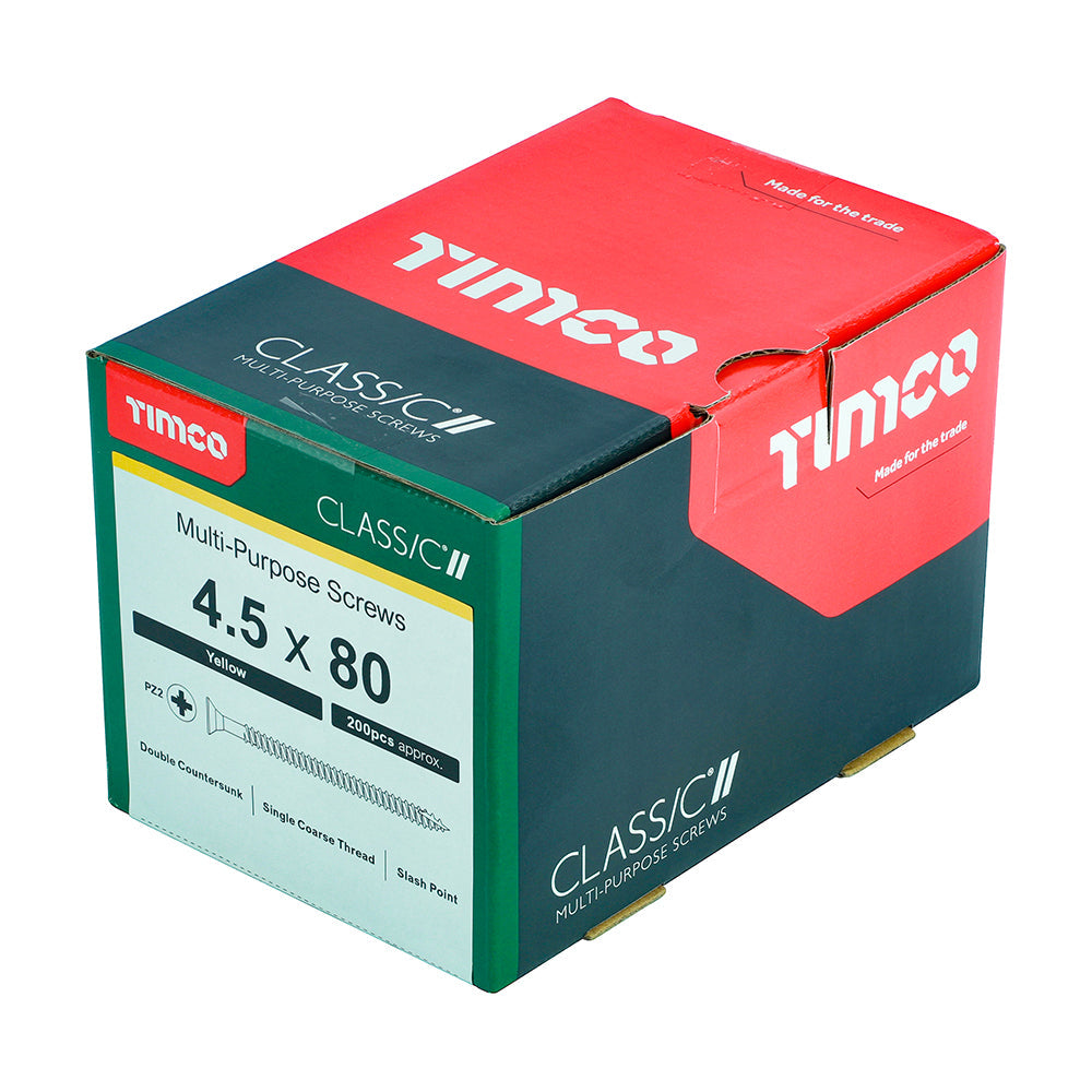 4.5 x 80 - Classic Screw PZ2 CSK ZYP