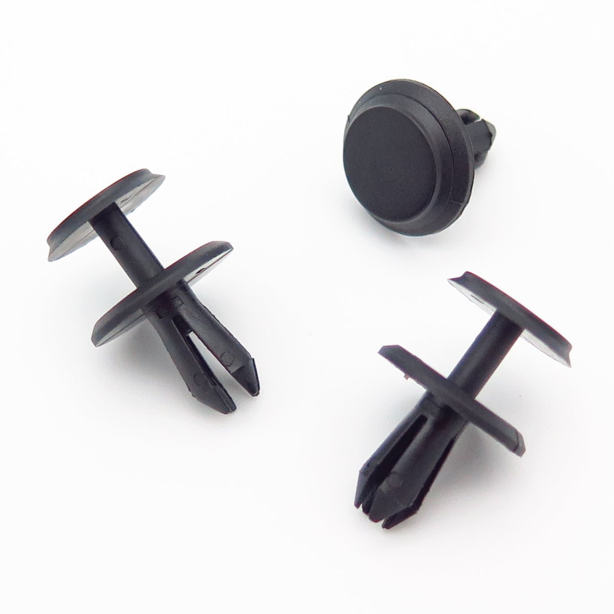 5mm Expanding Push Fit Plastic Rivet, Black