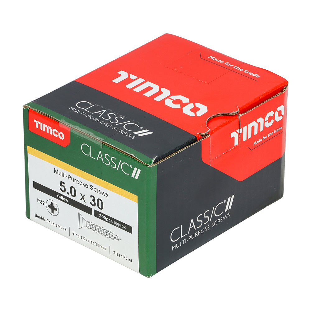 5.0 x 30 - Classic Screw PZ2 CSK ZYP