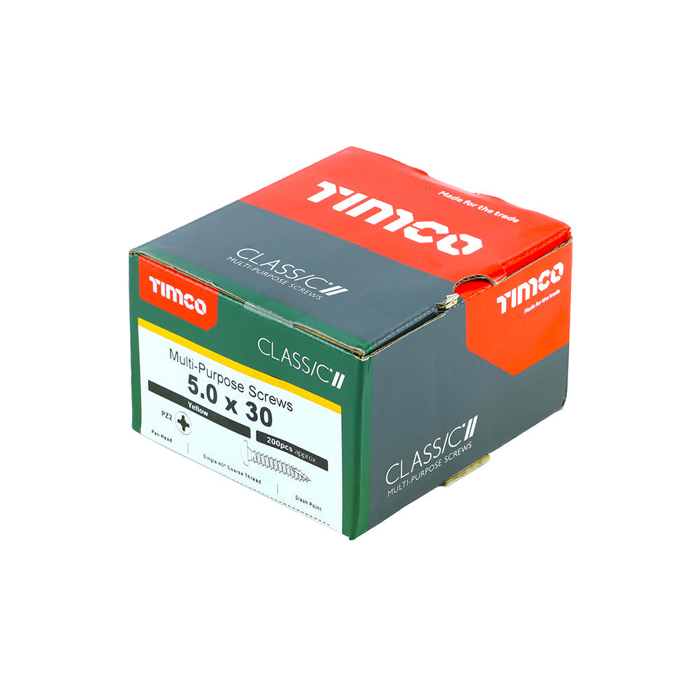 5.0 x 30 - Classic Screw PZ2 Pan Head