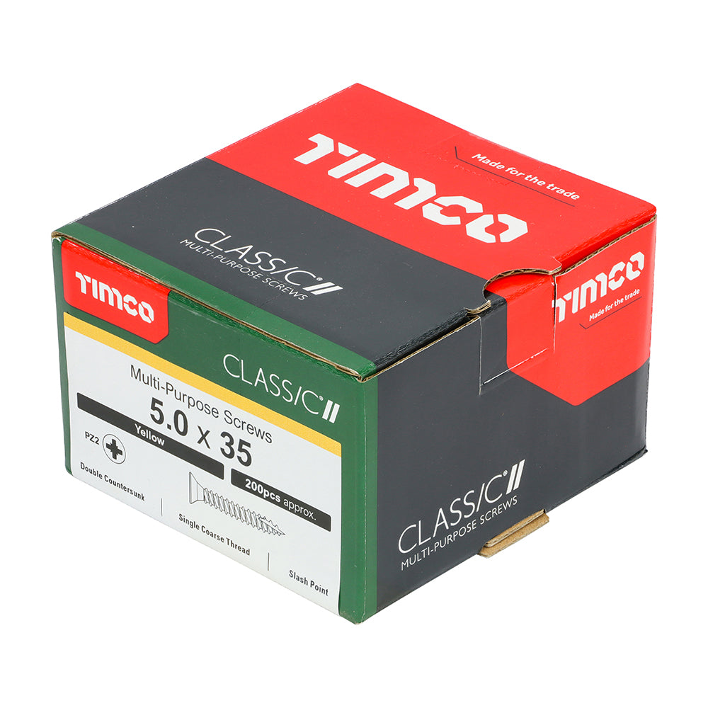5.0 x 35 - Classic Screw PZ2 CSK ZYP