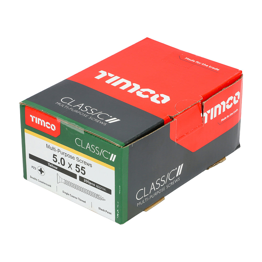 5.0 x 55 - Classic Screw PZ2 CSK ZYP