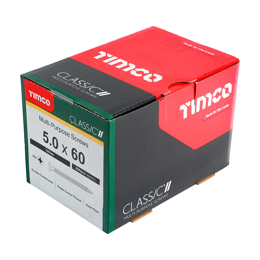 5.0 x 60 - Classic Screw PZ2 CSK ZYP