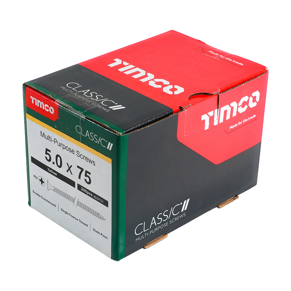 5.0 x 75 - Classic Screw PZ2 CSK ZYP