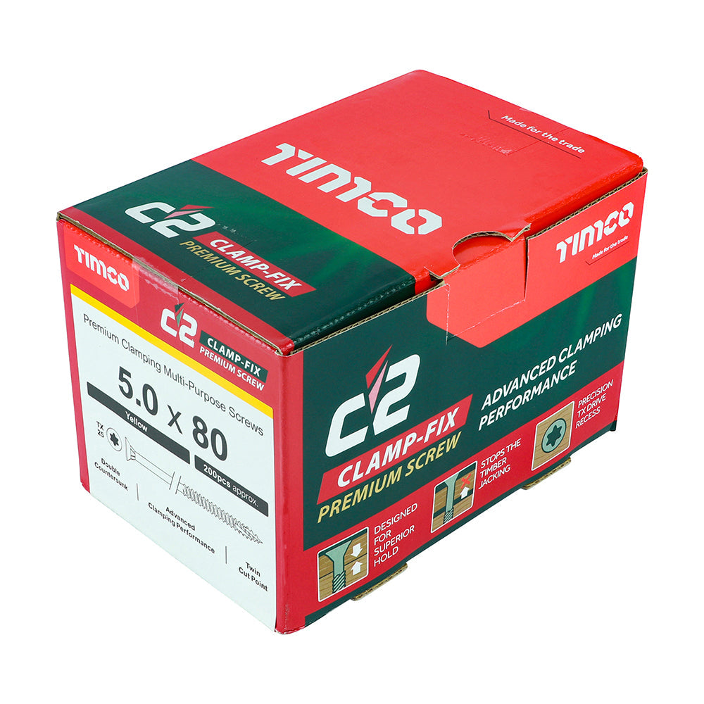 5.0 x 80 - C2 Clamp-Fix TX CSK ZYP