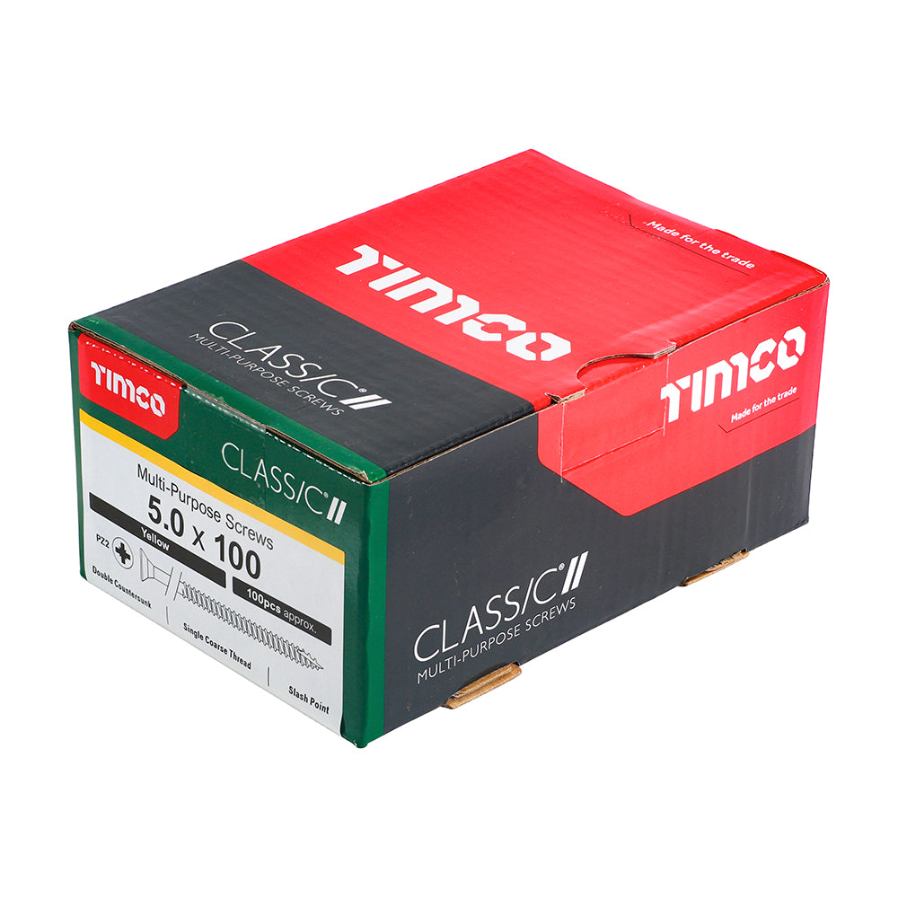 5.0 x 100 - Classic Screw PZ2 CSK ZYP