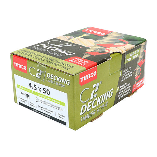 4.5 x 50 - C2 Deck-Fix TX CSK GRN