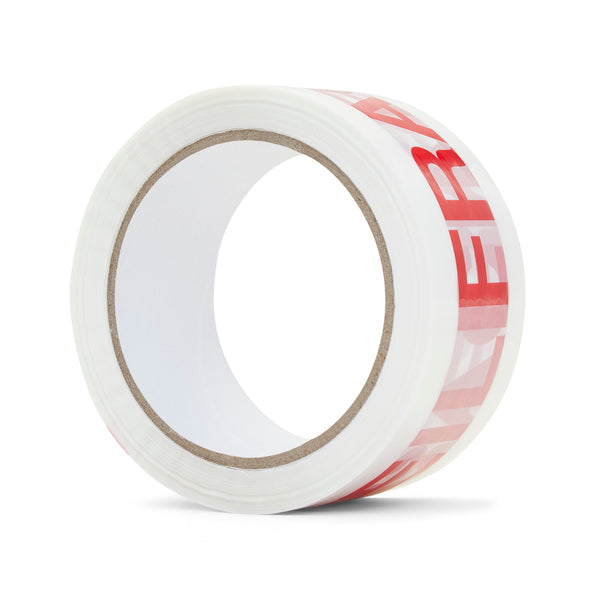 48mm x 66m Fragile Packing Tape - Pack of 6