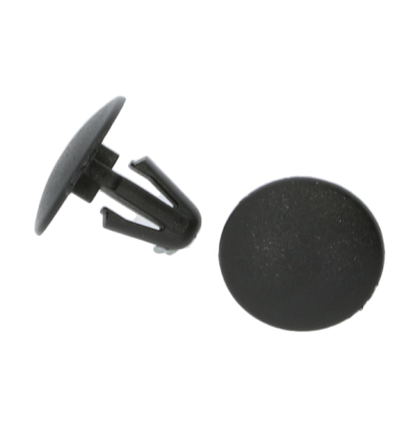 Button Clip, 5mm Hole, 12mm Head, Black - image 3