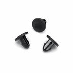 Button Clip, Black 5mm Hole