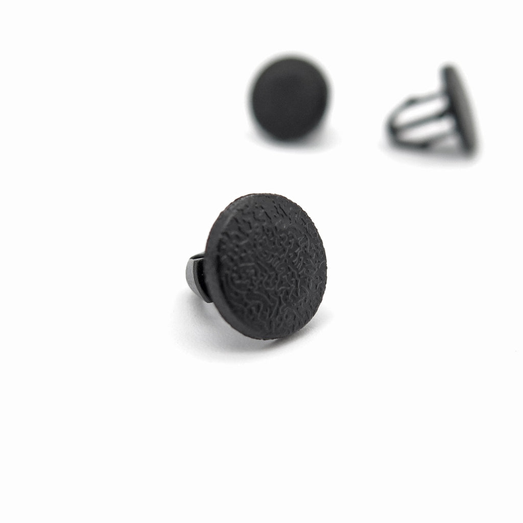 Button Clip, Black 5mm Hole - image 3