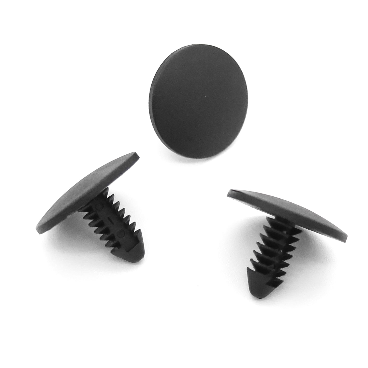 Fir Tree Clip, 5mm Hole, 18.4mm Head, Black