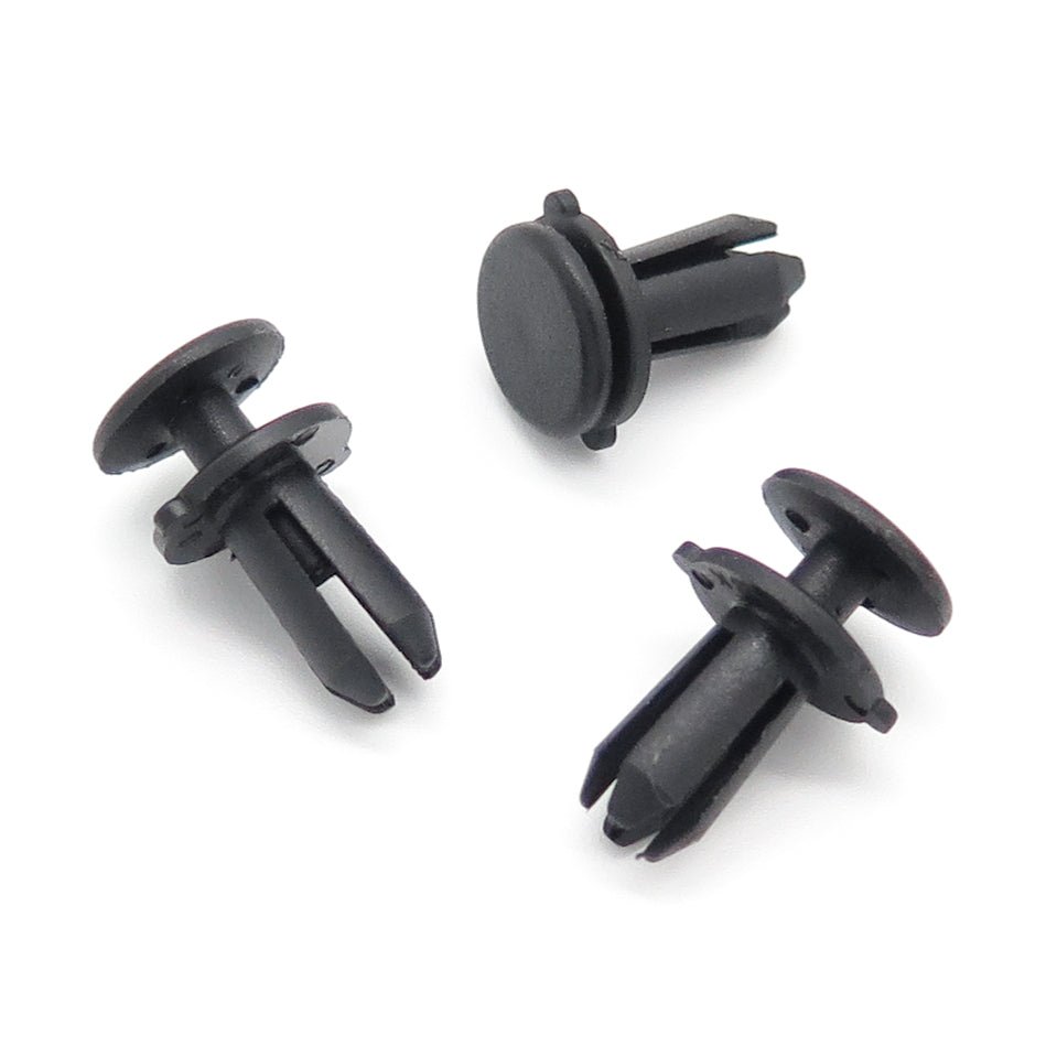 Push Fit Expanding Rivet, 5mm Hole, Black
